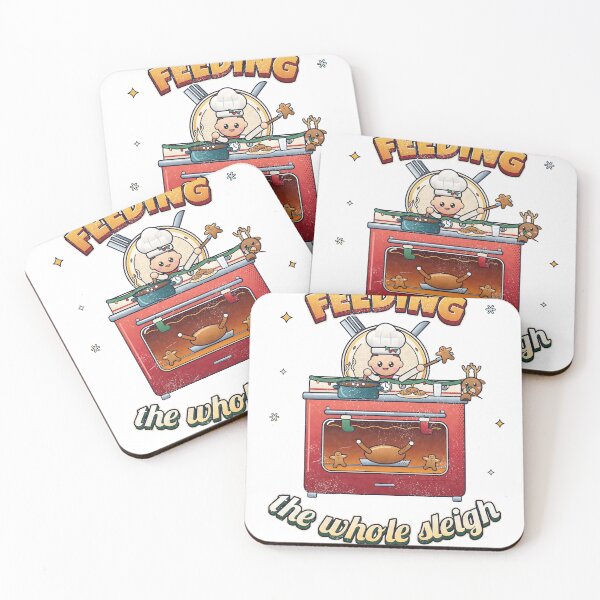 Item preview, Chef Christmas Gift Funny Cook Feeding the Whole Sleigh designed and sold by MiniSaga Shop.