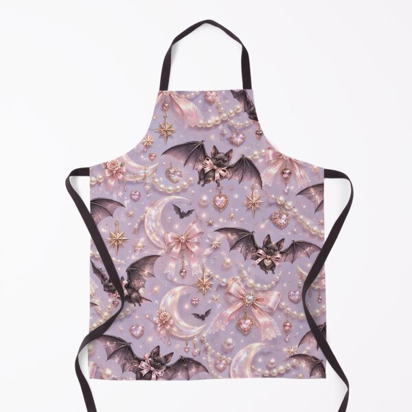 Item preview, Whimsical Bats and Crescent Moons designed and sold by purplesensation.