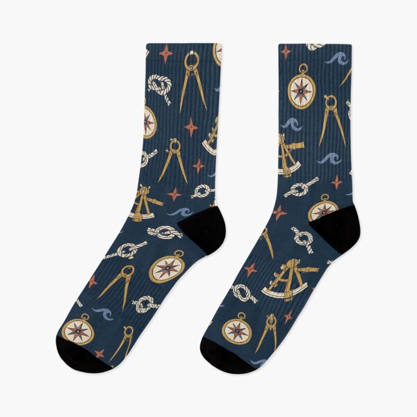 Item preview, Sextant Pattern | Antique Brass Navigation Instruments, Ship Compasses and Rope Knots on Navy designed and sold by NominalSystems.