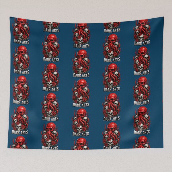 Item preview, Dark Arts Red Skull Octopus Graphic designed and sold by LeeWT.