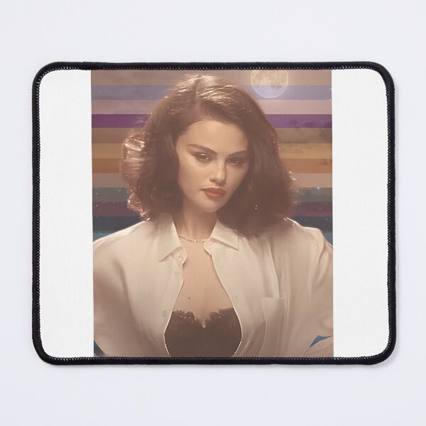 Item preview, Selena Gomez Striped Pop Art Poster Design for Music Fans designed and sold by Kossishop.