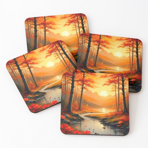 Item preview, Fall Colored Sunset designed and sold by Rosalie Scanlon.