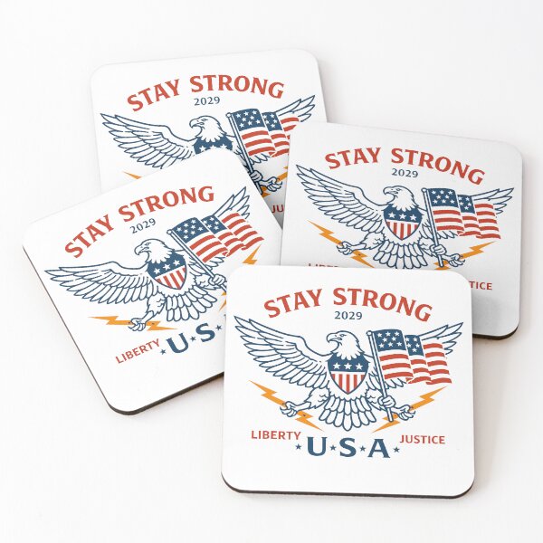 Item preview, Stay Strong American Eagle USA Poster designed and sold by Matinez Pink.