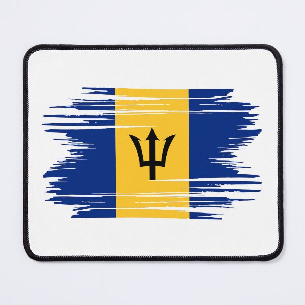Item preview, Distressed Barbados Flag BB designed and sold by shitpostee.