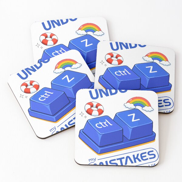 Item preview, Undo My Mistakes Ctrl Z Life Keycaps Poster designed and sold by Matinez Pink.