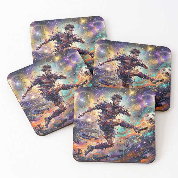 Item preview, Cosmic Expressionist Soccer Player Shot designed and sold by JonelleTshirts.