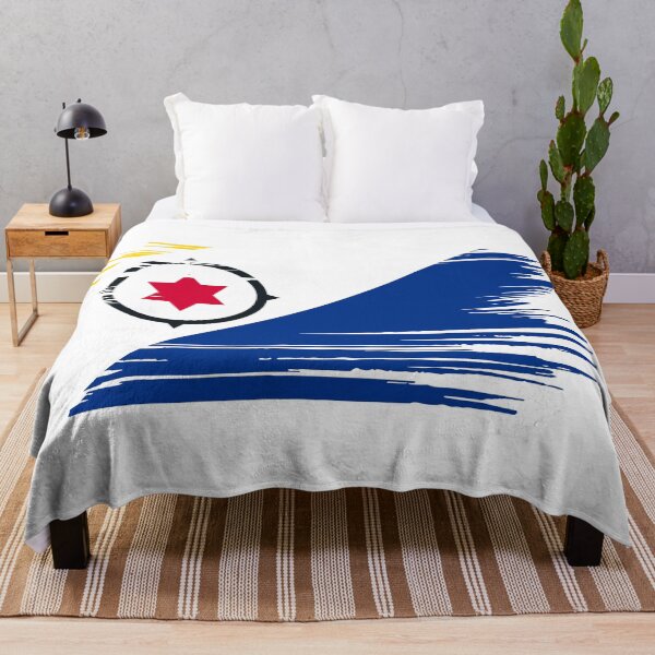 Item preview, Distressed Caribbean Netherlands Flag BQ designed and sold by shitpostee.