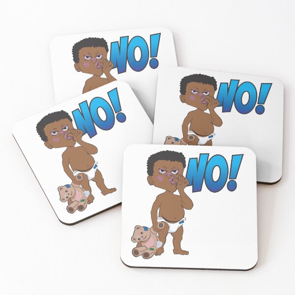 Item preview, Angry black toddler saying "NO!" designed and sold by Lobo-36.