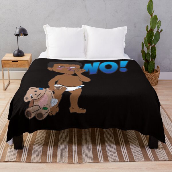 Item preview, Angry black toddler saying "NO!" designed and sold by Lobo-36.