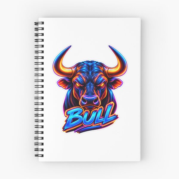 Item preview, Neon Bull Head Electric 3D Glow Animal Art designed and sold by MR4me.