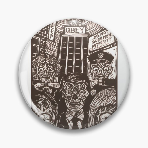 Item preview, They Live Inspired Retro Sci-Fi Artwork with Vintage Alien Design designed and sold by arabibenrahou.