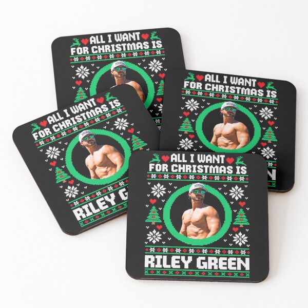 Item preview, All I Want For Christmas Is Riley Green Funny Country Music Ugly Sweater designed and sold by jundobays.