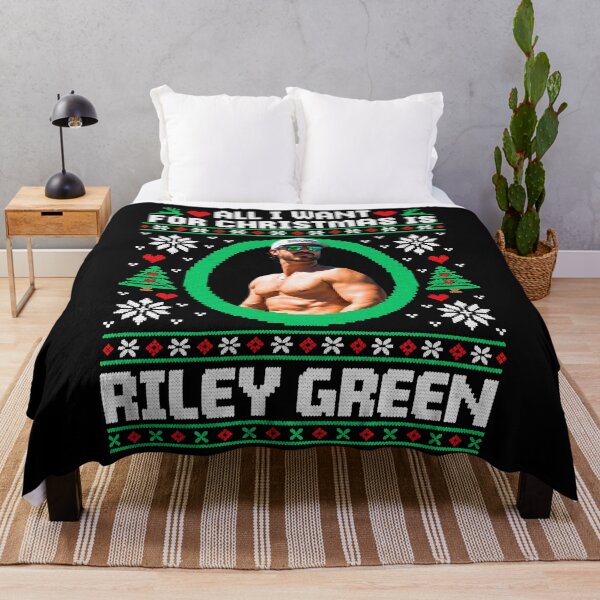 Item preview, All I Want For Christmas Is Riley Green Funny Country Music Ugly Sweater designed and sold by jundobays.