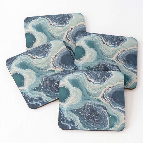 Item preview, Vintage Endpaper Prints Fluid Marble Veining Mineral Abstractions designed and sold by PinUpPizzazz.
