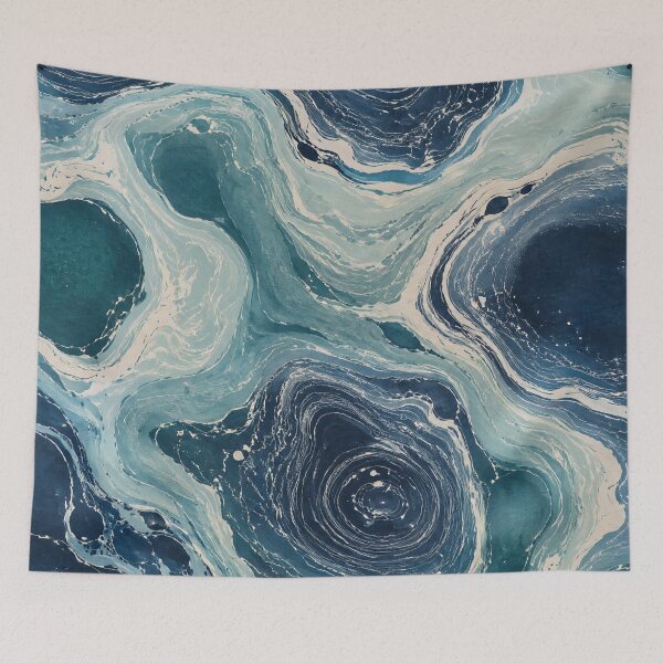 Item preview, Vintage Endpaper Prints Fluid Marble Veining Mineral Abstractions designed and sold by PinUpPizzazz.
