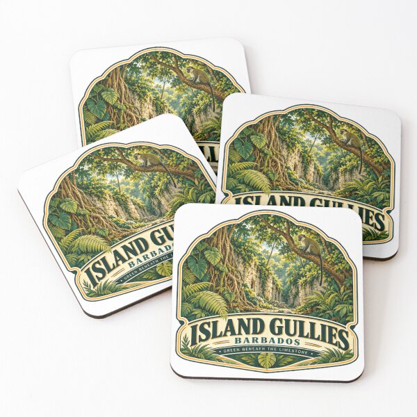 Item preview, Island Gullies Barbados Green Beneath The Limestone Caribbean Tropical Travel Souvenir designed and sold by JasonStars123.