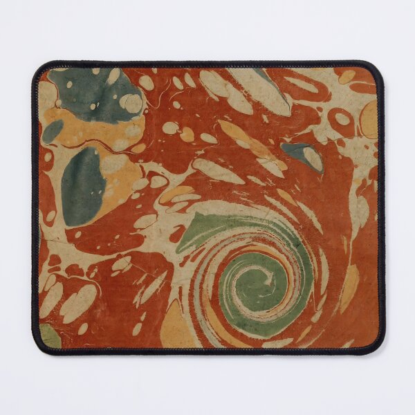 Item preview, Vintage Spiral Terracotta Marbling Pattern designed and sold by footnotes-club.