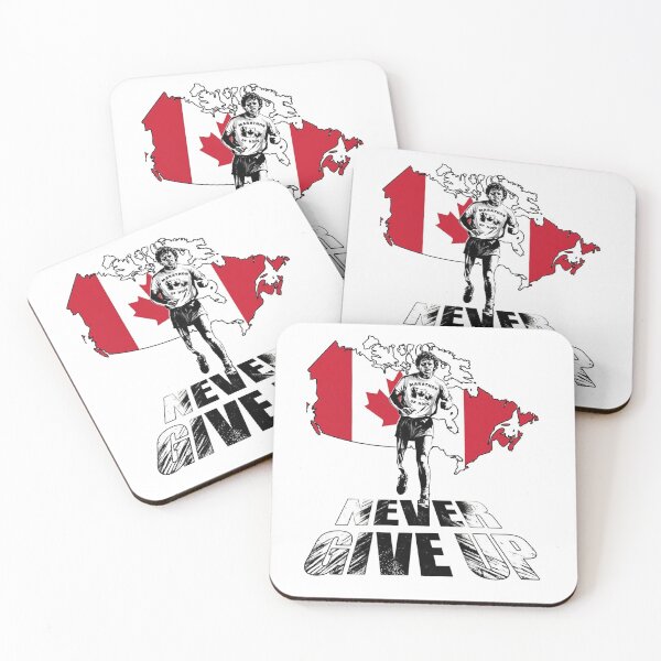 Item preview, Terry Fox Running Never Give Up Sport Motivational Quotes designed and sold by tinydreams10.