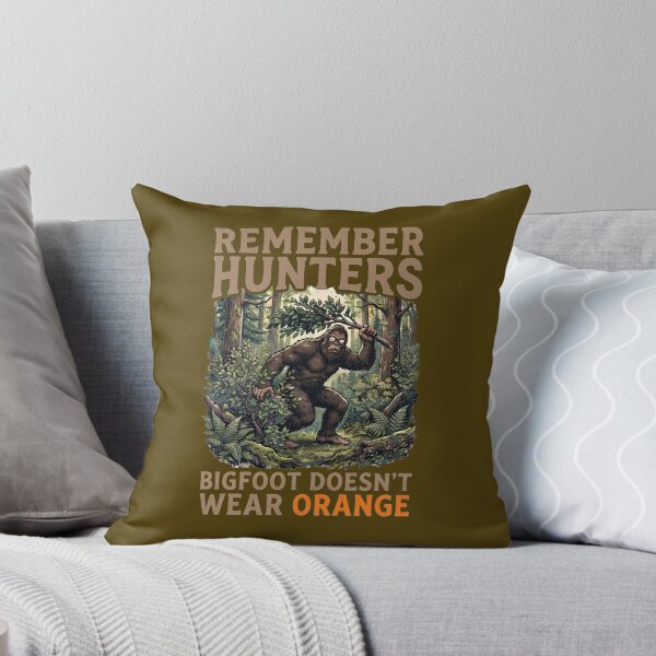 Item preview, Copy of Bigfoot Doesn't Wear Orange Funny Hunter Safety Bigfoot Sasquatch designed and sold by FrozenFits.