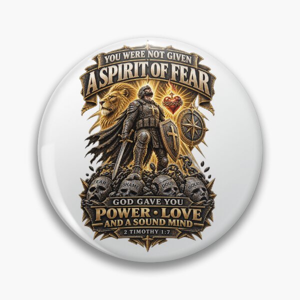 Item preview, Not A Spirit Of Fear Power Love Sound Mind 2 Timothy 1 7 T-Shirt designed and sold by Sentinel-Init.