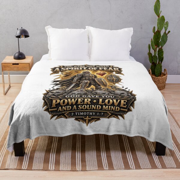 Item preview, Not A Spirit Of Fear Power Love Sound Mind 2 Timothy 1 7 T-Shirt designed and sold by Sentinel-Init.