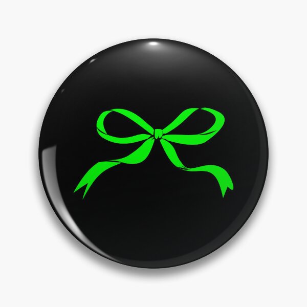 Item preview, Lime Coquette Ribbon Bow Silhouette Design designed and sold by pattern-archive.