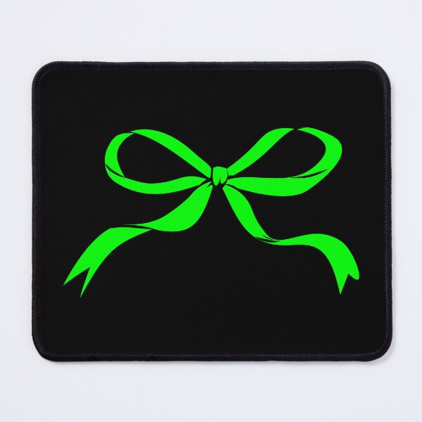 Item preview, Lime Coquette Ribbon Bow Silhouette Design designed and sold by pattern-archive.