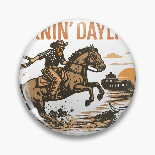 Item preview, Burnin' Daylight Galloping Cowboy Poster designed and sold by Matinez Pink.