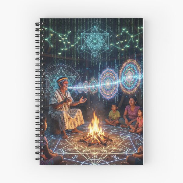 Item preview, Ancestral Wisdom · Shamanic Journey | Sacred Visionary Psychedelia designed and sold by RoninGangStudio.