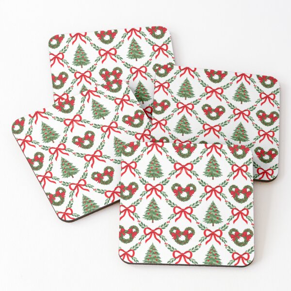Item preview, Mickey Christmas Bows and Wreaths designed and sold by FantasyMountain.