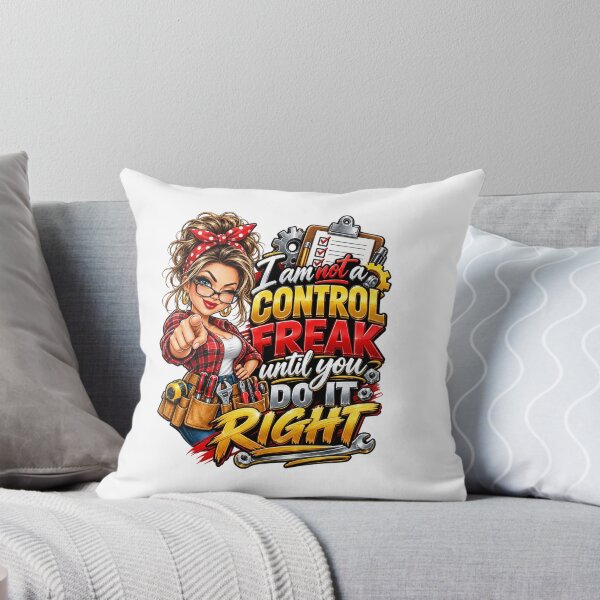 Item preview, Funny Control Freak T-Shirt – I Am Not a Control Freak Until You Do It Right – Sarcastic Boss Lady, Female Mechanic, DIY Humor Graphic Tee designed and sold by GoodPlaceToShop.