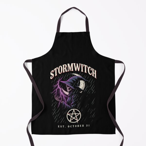 Item preview, Stormwitch Halloween Design – Lightning & Hooded Witch Graphic Tee v22  designed and sold by DarylWelsh2024.