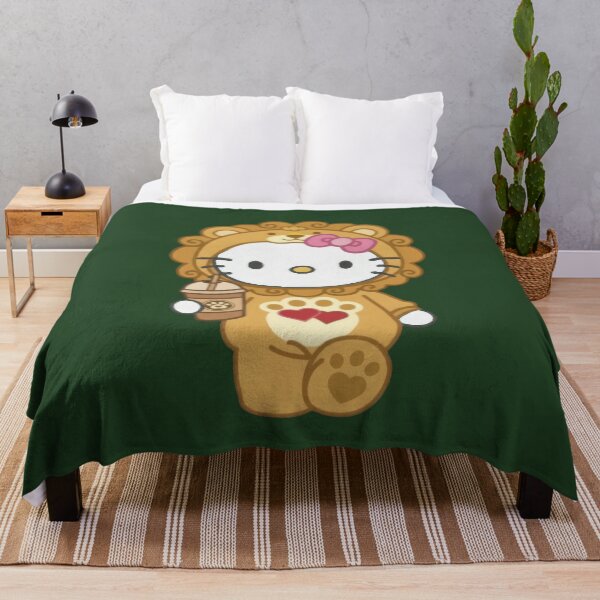 Item preview, Lion Kitty holding a coffee cup designed and sold by nostalgiawatchr.