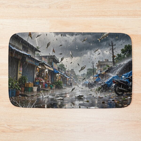 Item preview, Fish Rain designed and sold by AwesomeDigiShop.