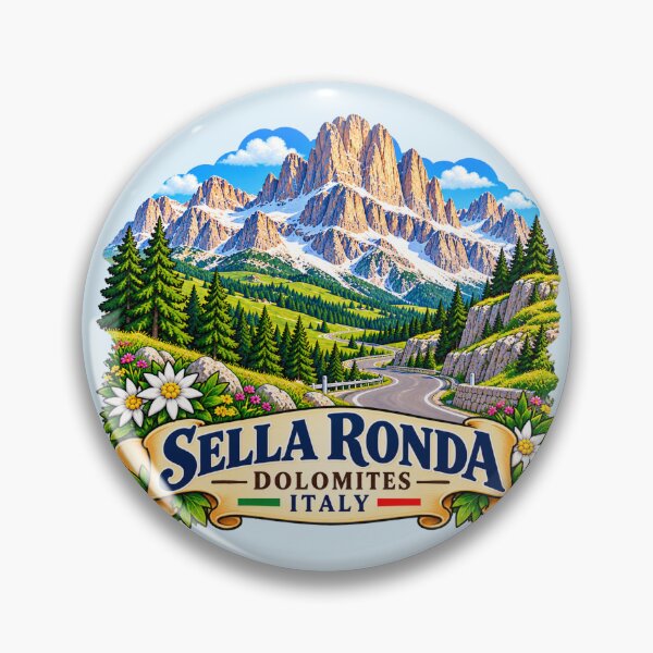 Item preview, Sella Ronda, Dolomites, Italy - Alpine Mountain Road designed and sold by Myra365Art.
