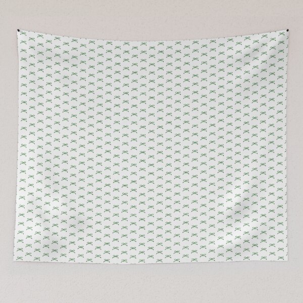 Aperçu de l'œuvre Silhouette de nœud papillon en ruban vert foncé Coquette créée et vendue par pattern-archive.