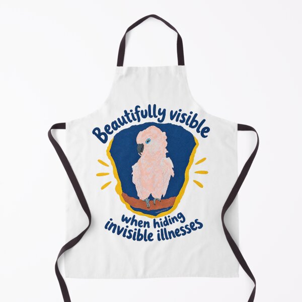 Item preview, Beautifully Visible Cockatoo Invisible Illness Awareness designed and sold by newsuept25.art.