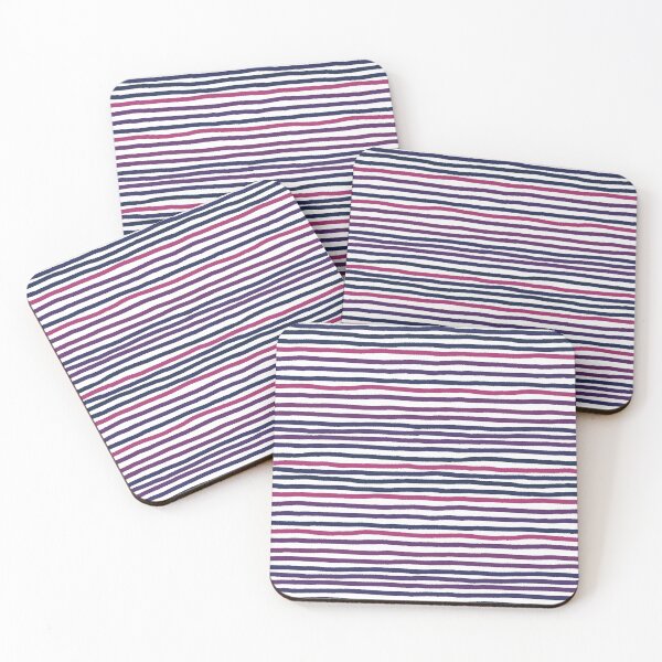 Item preview, Stripes- Purple, blue designed and sold by Sunny_Mailbox.