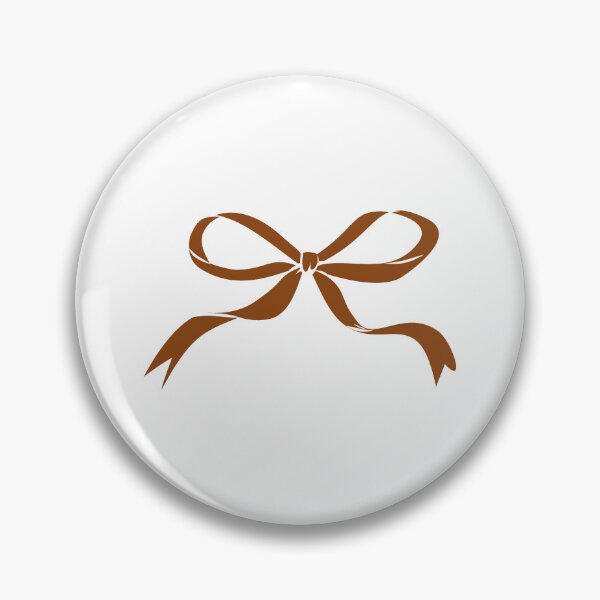 Item preview, Brown Coquette Ribbon Bow Silhouette Design designed and sold by pattern-archive.