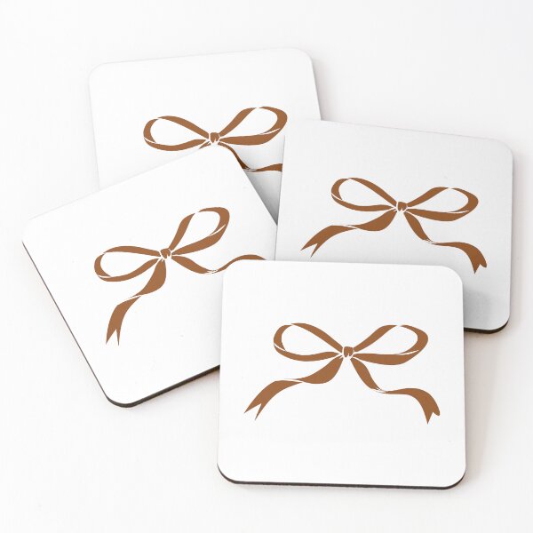 Item preview, Brown Coquette Ribbon Bow Silhouette Design designed and sold by pattern-archive.