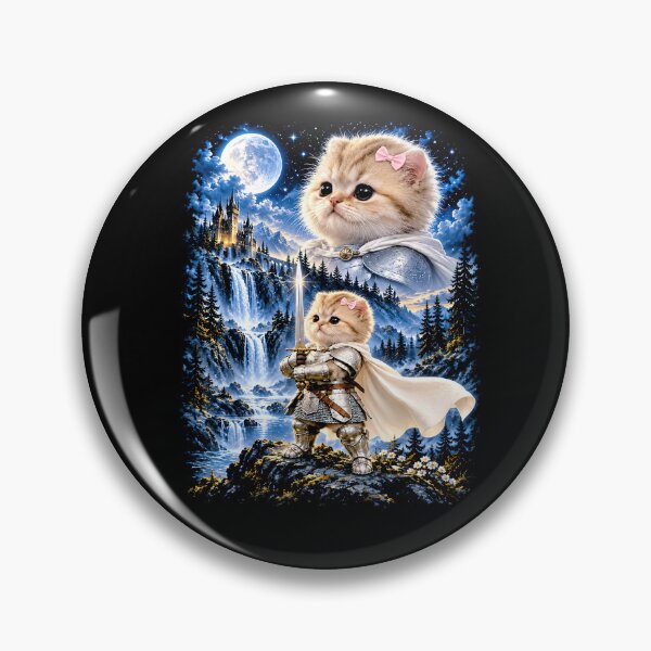 Item preview, Knight Kitten Warrior Cat Vintage Aesthetic designed and sold by charoen-design.