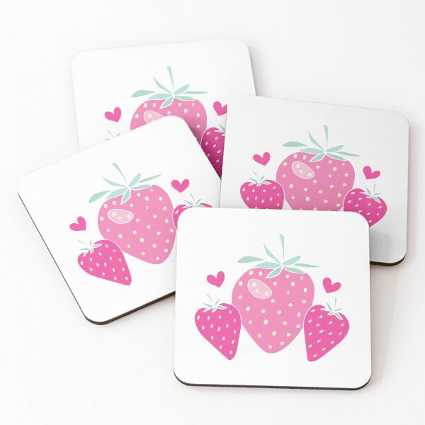 Item preview, Strawberry Surprise love on pink designed and sold by Quiet Waters Design.