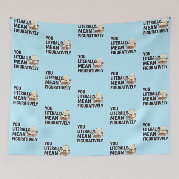 Item preview, You Literally Mean Figuratively Typewriter – Playful Proofreader Holiday Gift designed and sold by Im-Ara.