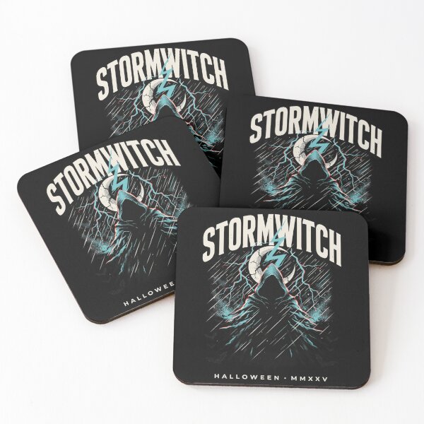 Item preview, Stormwitch Halloween Design – Lightning & Hooded Witch Graphic Tee v25 designed and sold by DarylWelsh2024.