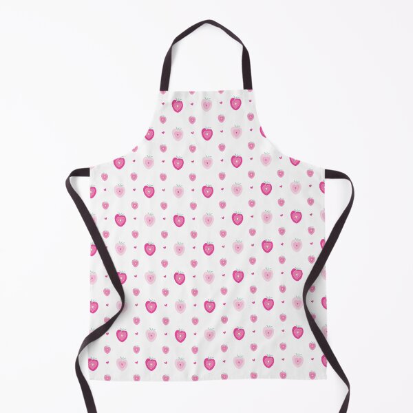 Item preview, Strawberry Surprise halves pattern in pink designed and sold by Quiet Waters Design.