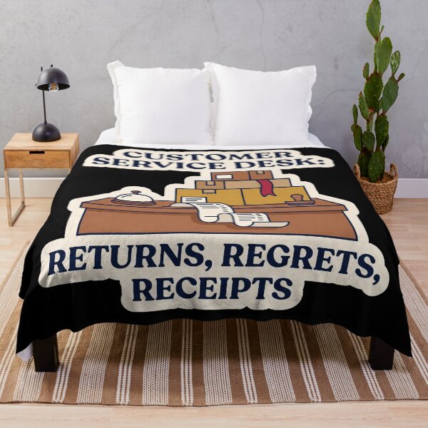 Item preview, Returns Regrets Receipts - Customer Service Desk designed and sold by TheCalmEdit.
