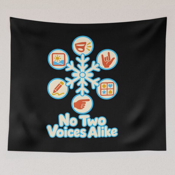 Item preview, No Two Voices Alike Snowflake - Speech Therapy SLP AAC Winter designed and sold by suechtmpoa.