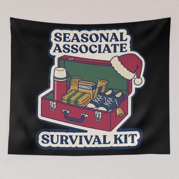 Item preview, Seasonal Associate Survival Kit - Retail Gift designed and sold by TheCalmEdit.