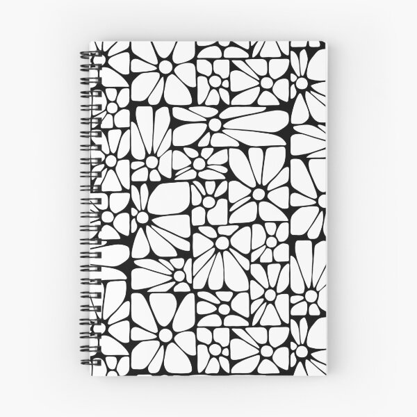 Item preview, Funky Flowers Pattern White designed and sold by Abyssal Wares.