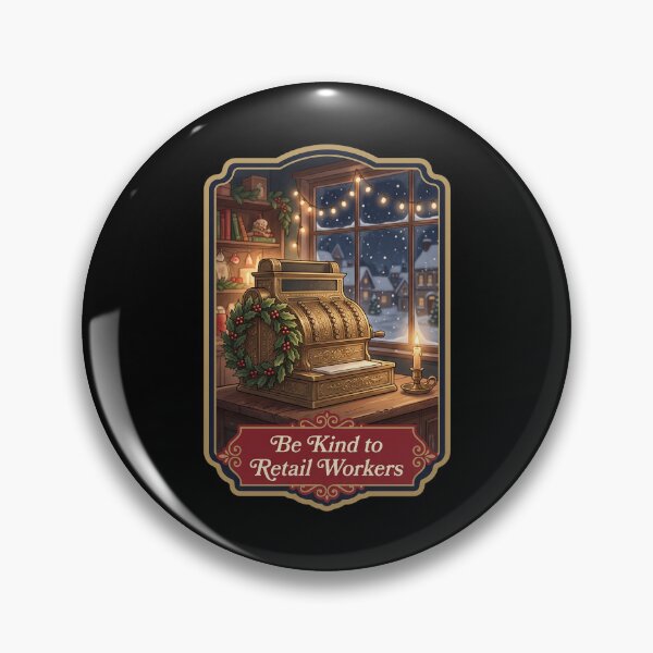 Item preview, Be Kind to Retail Workers - Vintage Christmas Card designed and sold by TheCalmEdit.